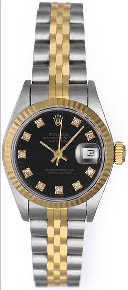 Rolex Datejust 18k Yellow Gold 6917 with Diamond Dial & Bezel