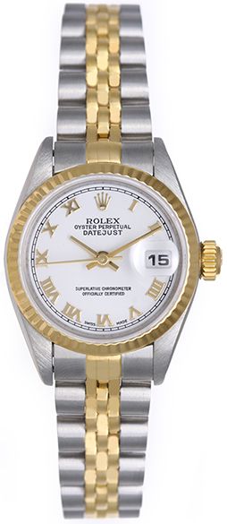 Rolex datejust white dial roman 2025 numerals