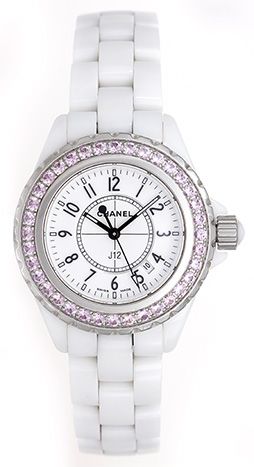 chanel white womens watch