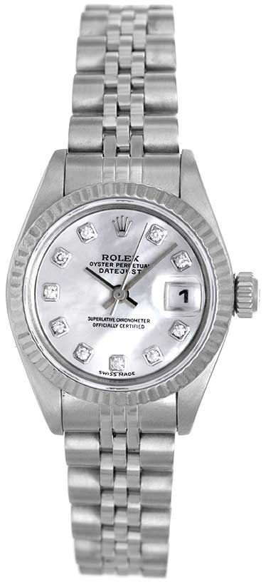 Pre-Owned Rolex Oyster Perpetual Lady-Datejust Watch, 26mm, 18K