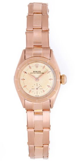 Unusual Vintage Rolex Oyster Perpetual Ladies 6505