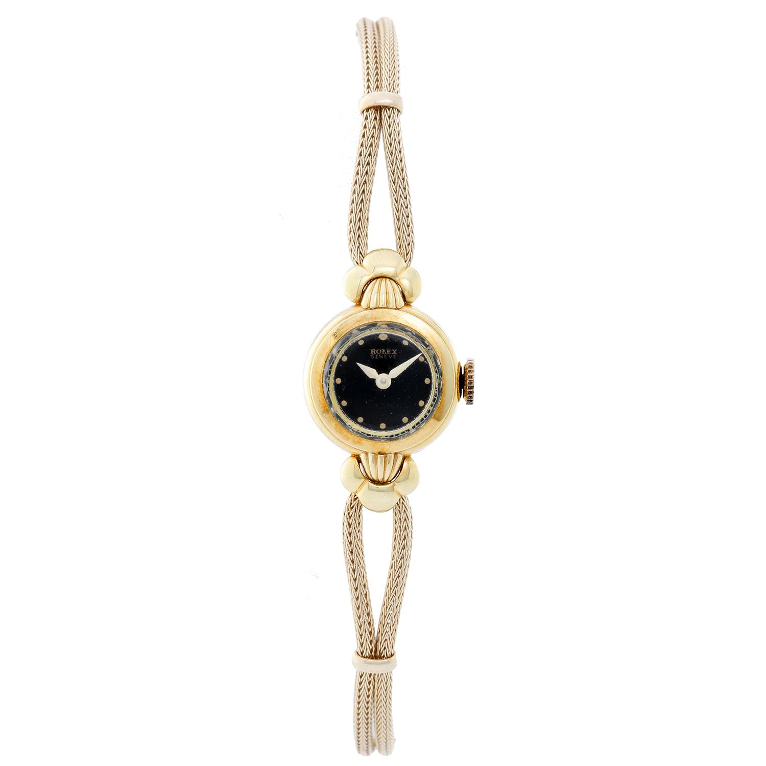 Ønske nyt år strop Vintage Ladies Rolex Precision 14k Yellow Gold Watch Model 9292