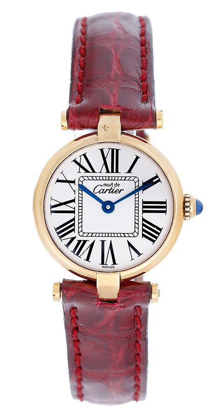 Must de Cartier Gold Plaque Ladies Quartz Watch 590004