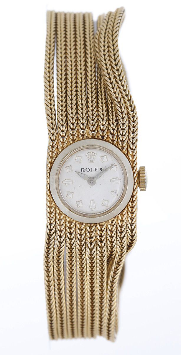 auktion dæk øretelefon Unusual Vintage Ladies Rolex Multi-Chain-Bracelet Watch