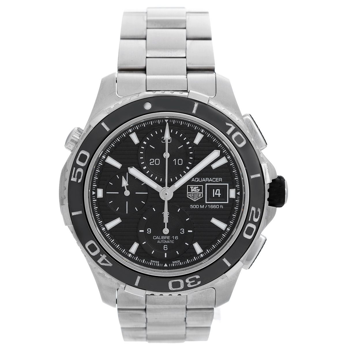 TAG Heuer Aquaracer Chronograph Black Dial Watch