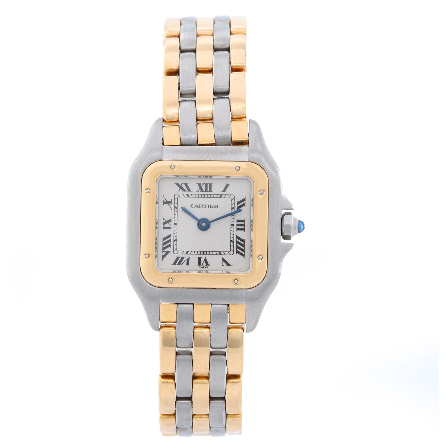 Pre-owned Cartier Tank Small In Yellow Gold On a Strap - Pre-owned Watches