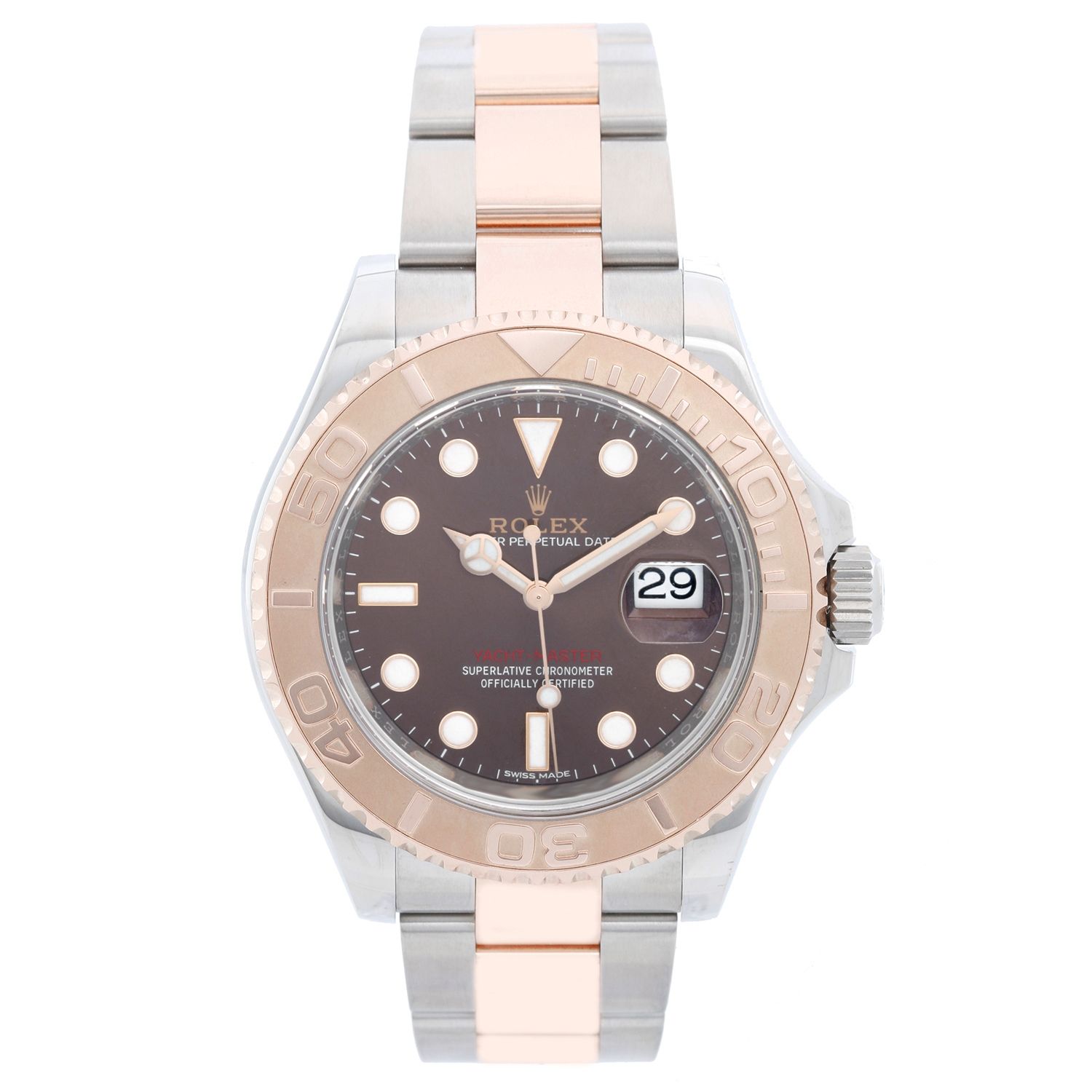 Rolex Yacht-Master Steel and 18k Rose Gold Men's Watch 116621