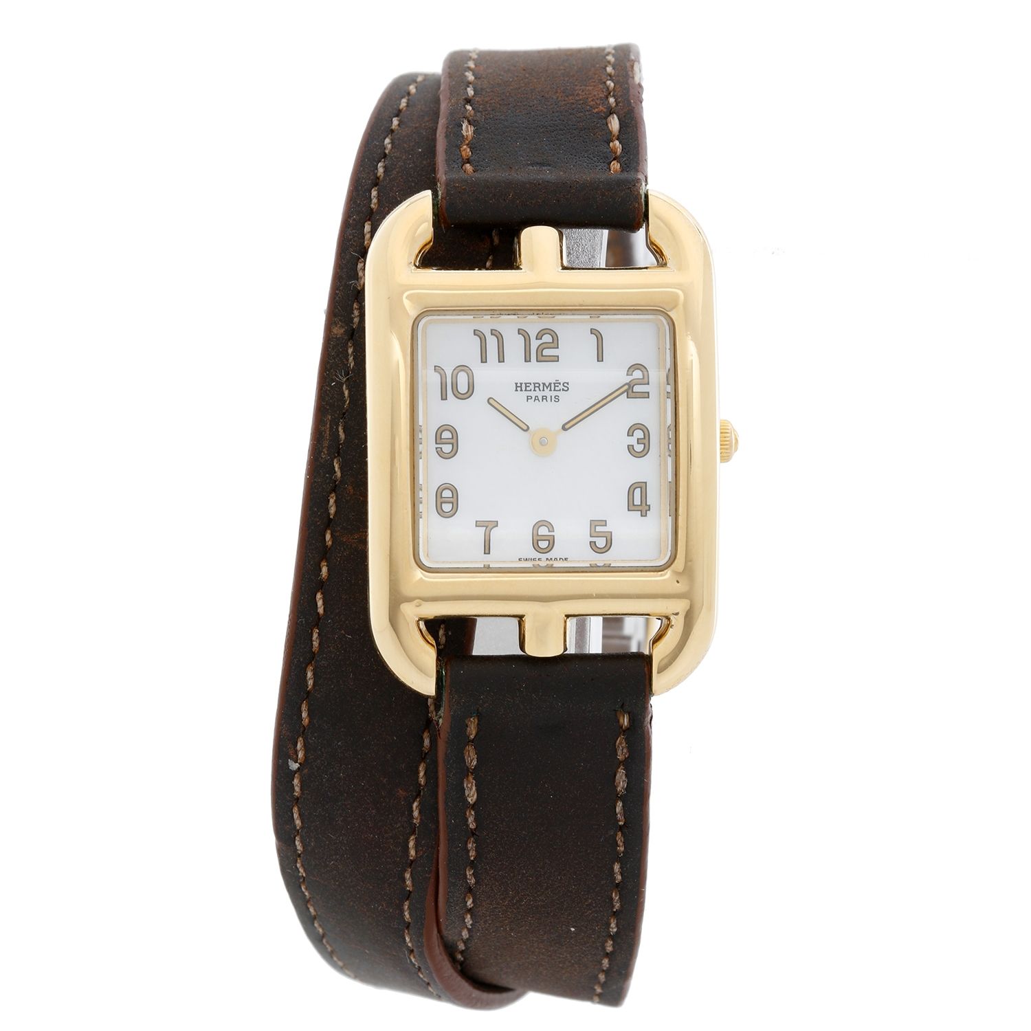 Hermes Cape Cod Yellow Gold Ladies Watch