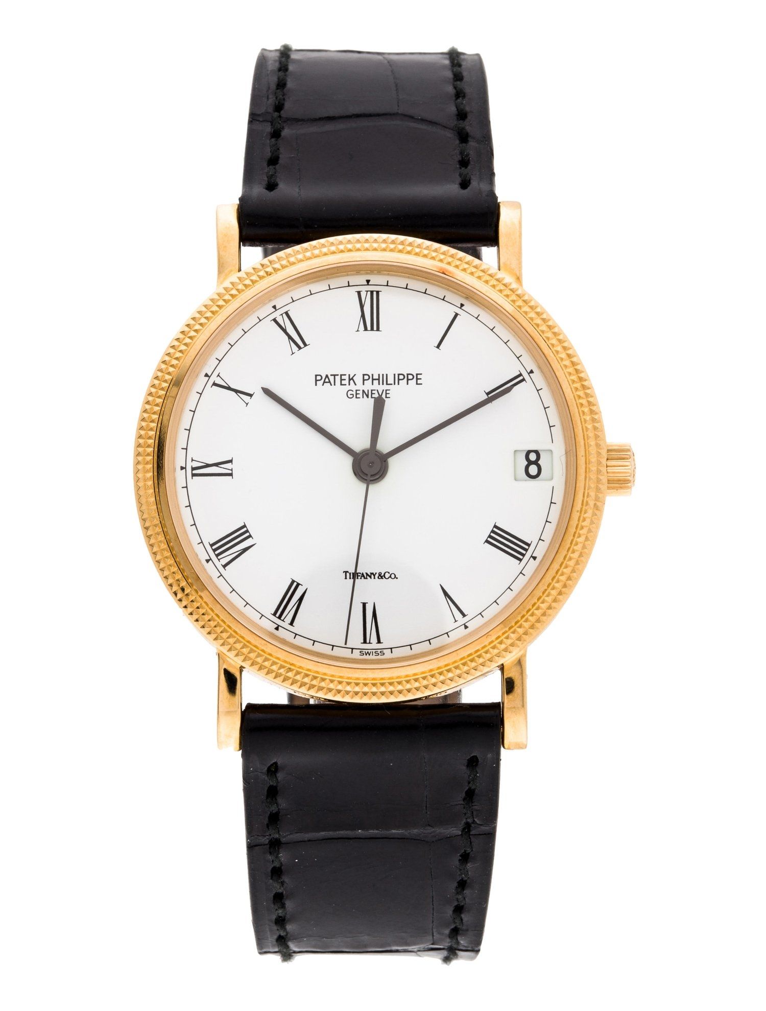 Patek Philippe by Tiffany & Co. Calatrava 18k Men's Watch 3802 - J (or  3802J; 3802/200)