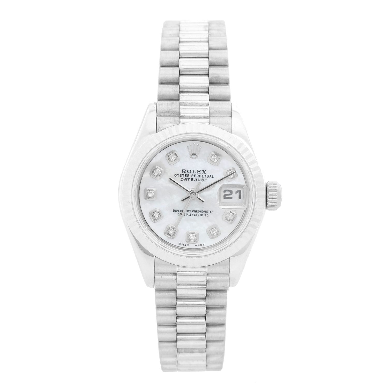 Rolex lady deals datejust president bracelet