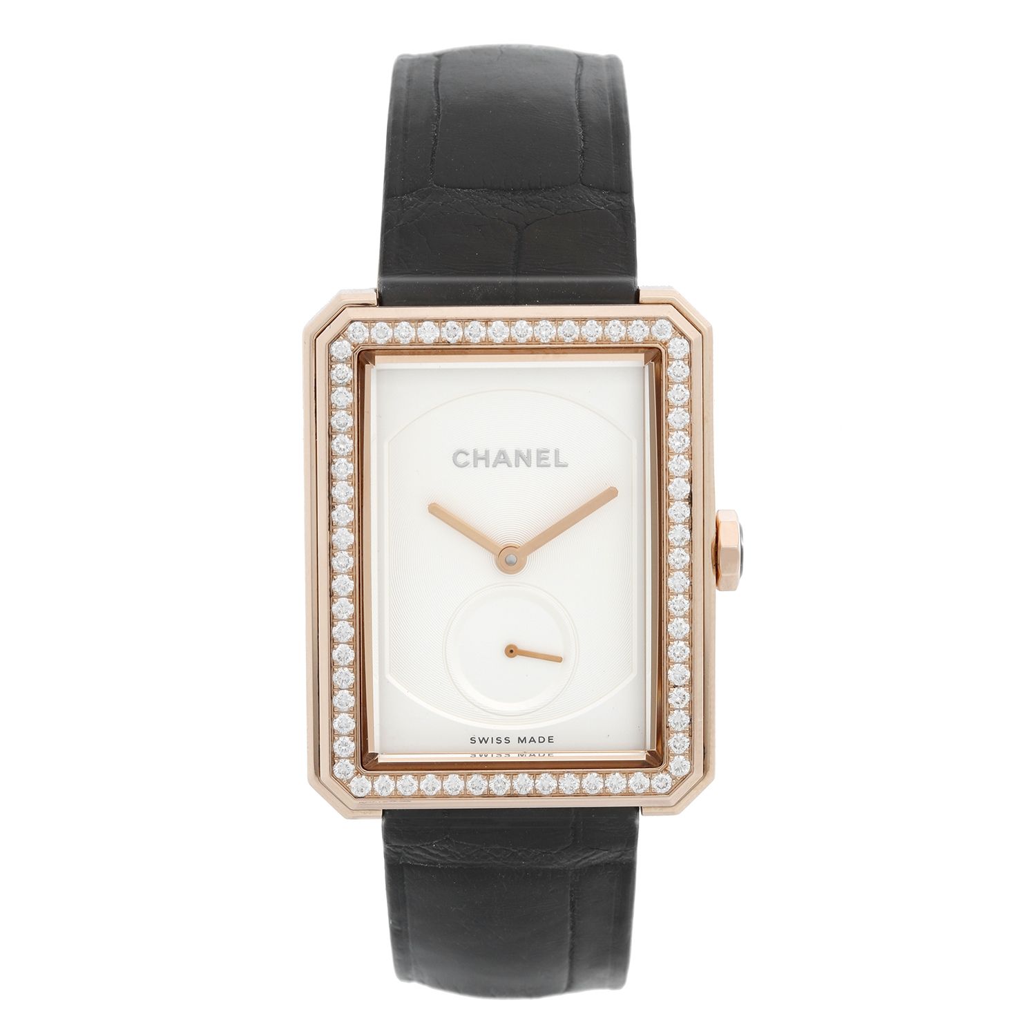 Chanel Boy-Friend Beige Gold Tweed Watch For Sale – AAA