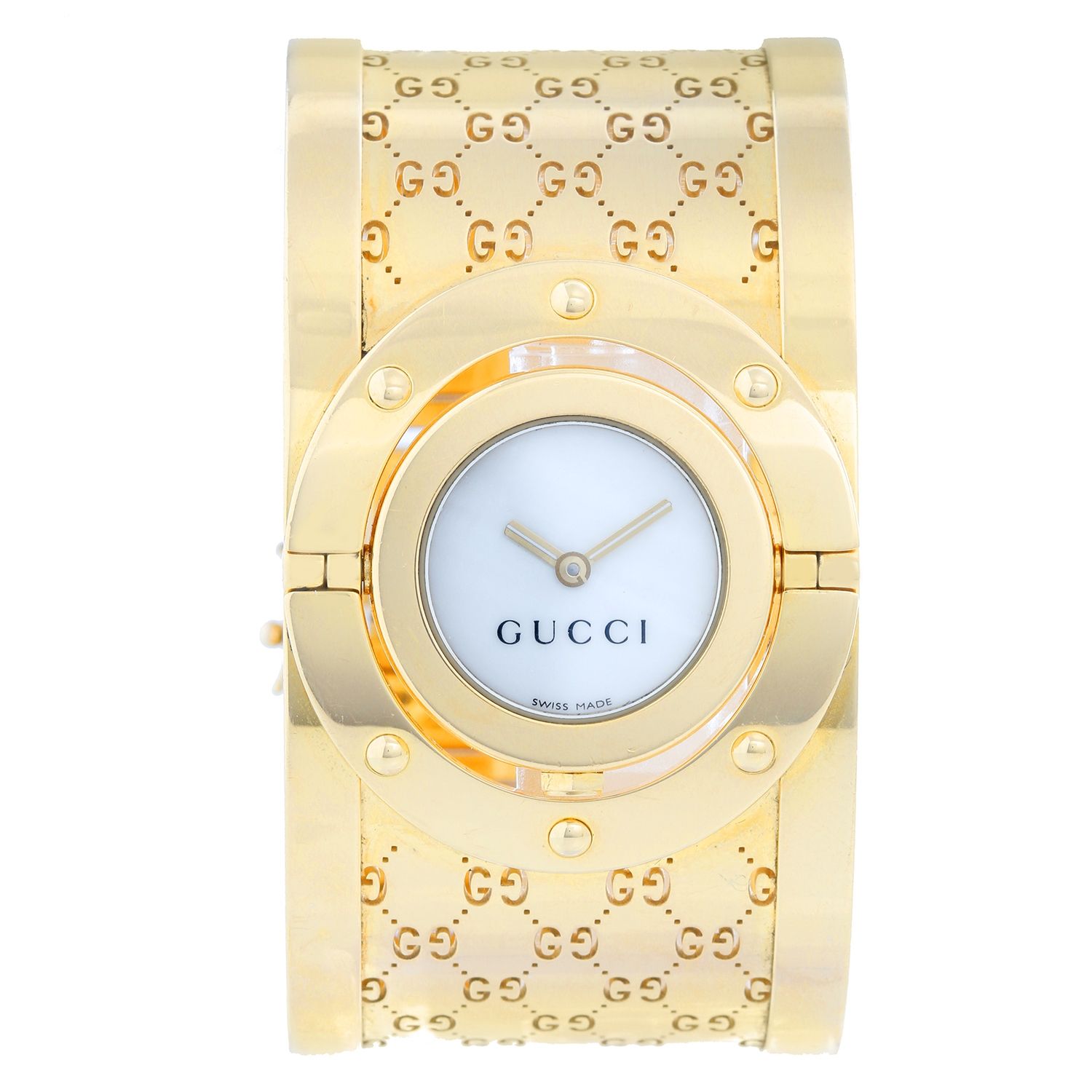 Gucci Twirl 18k Yellow Gold Ladies Watch