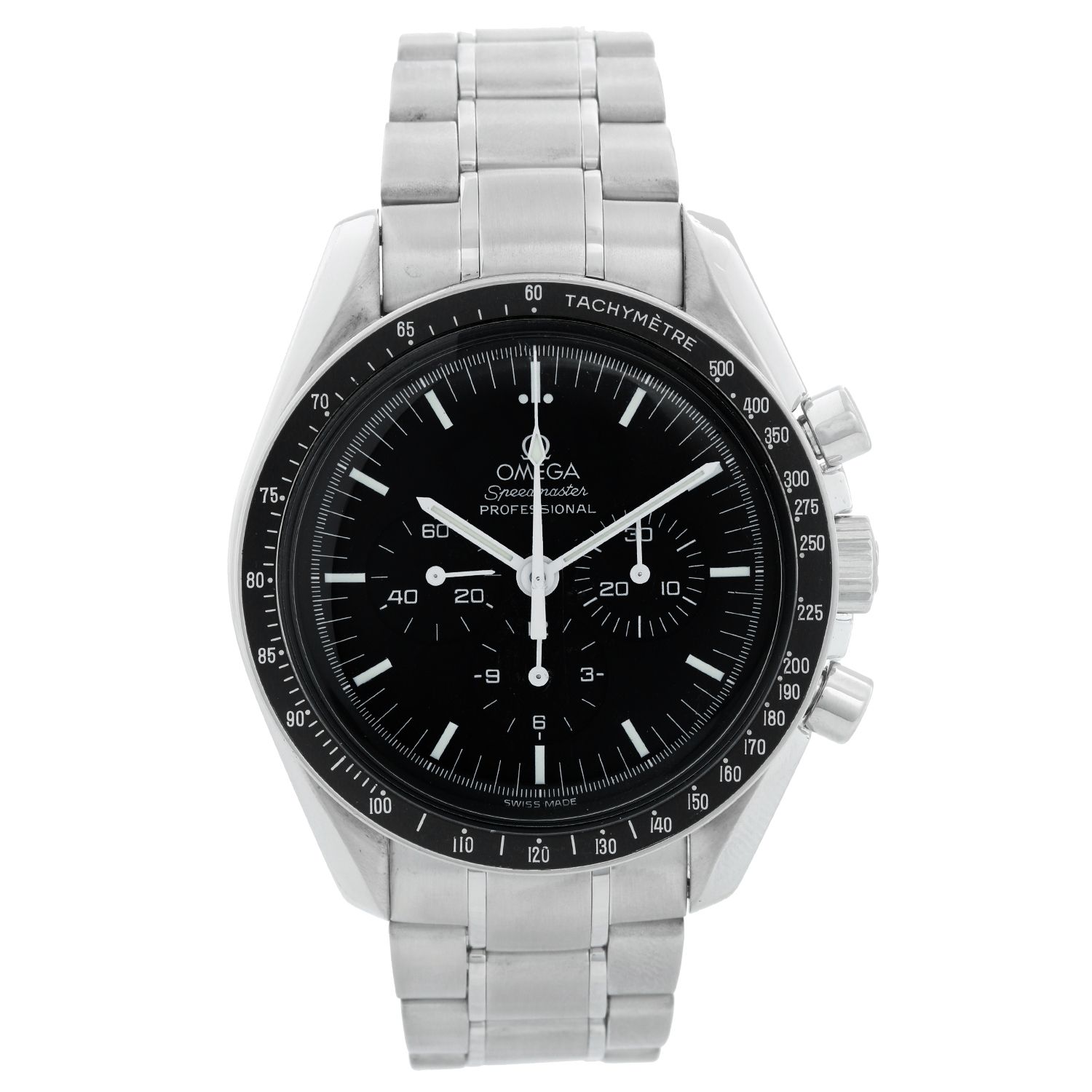 Omega Moonwatch 42 mm Watch in Black Dial