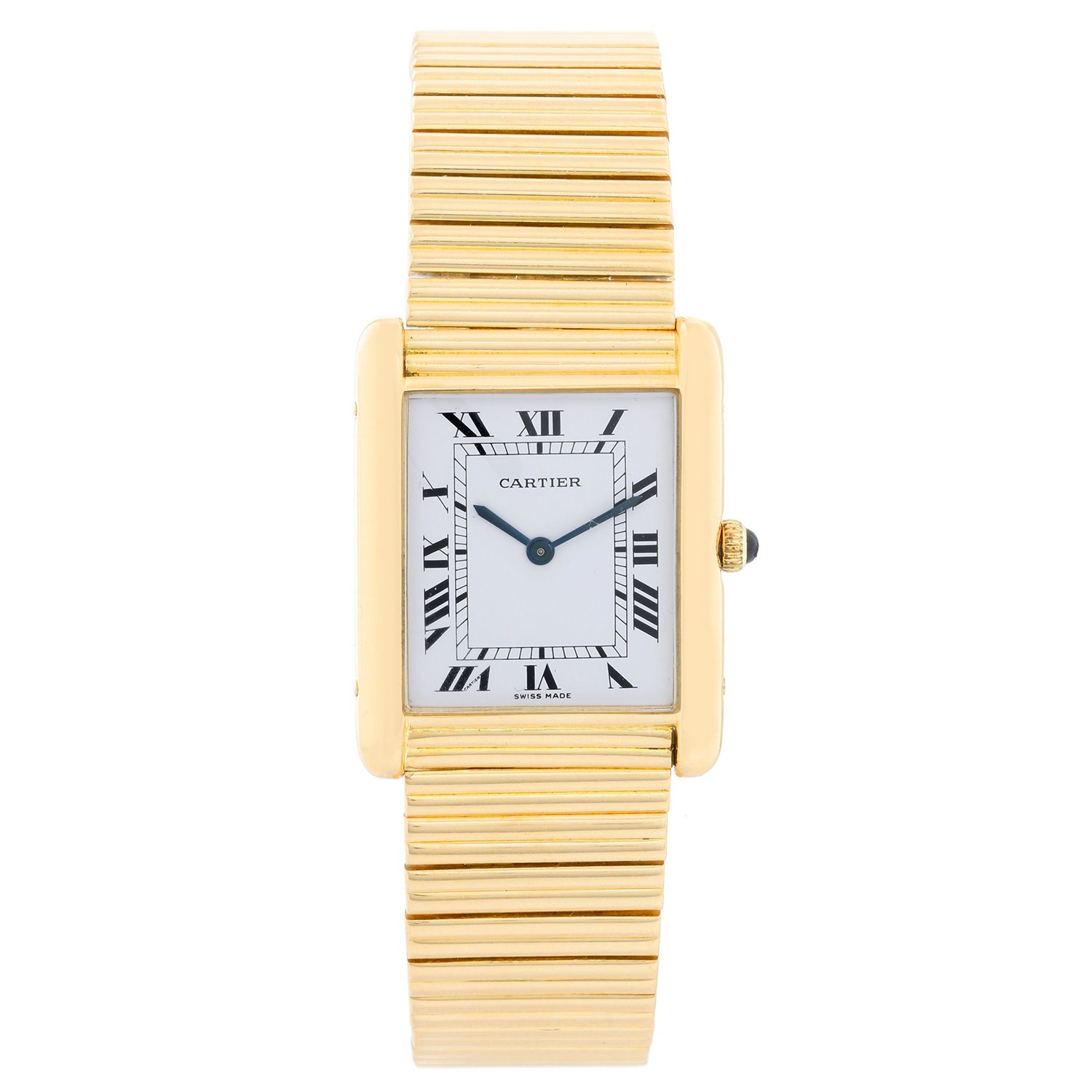 Very Rare Cartier Tank Paris 18K Yellow Gold Watch