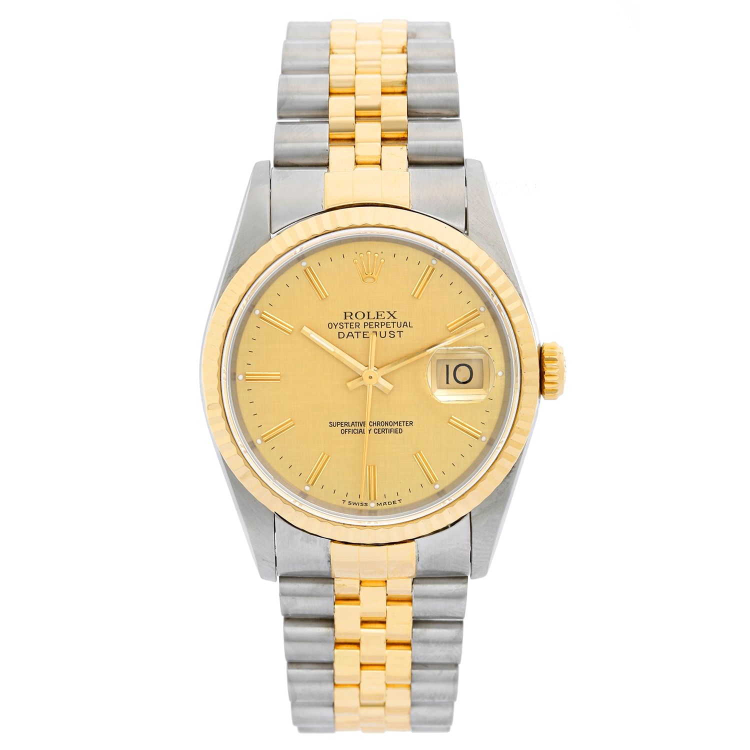 Rolex Datejust 18K Yellow Gold/Steel Watch