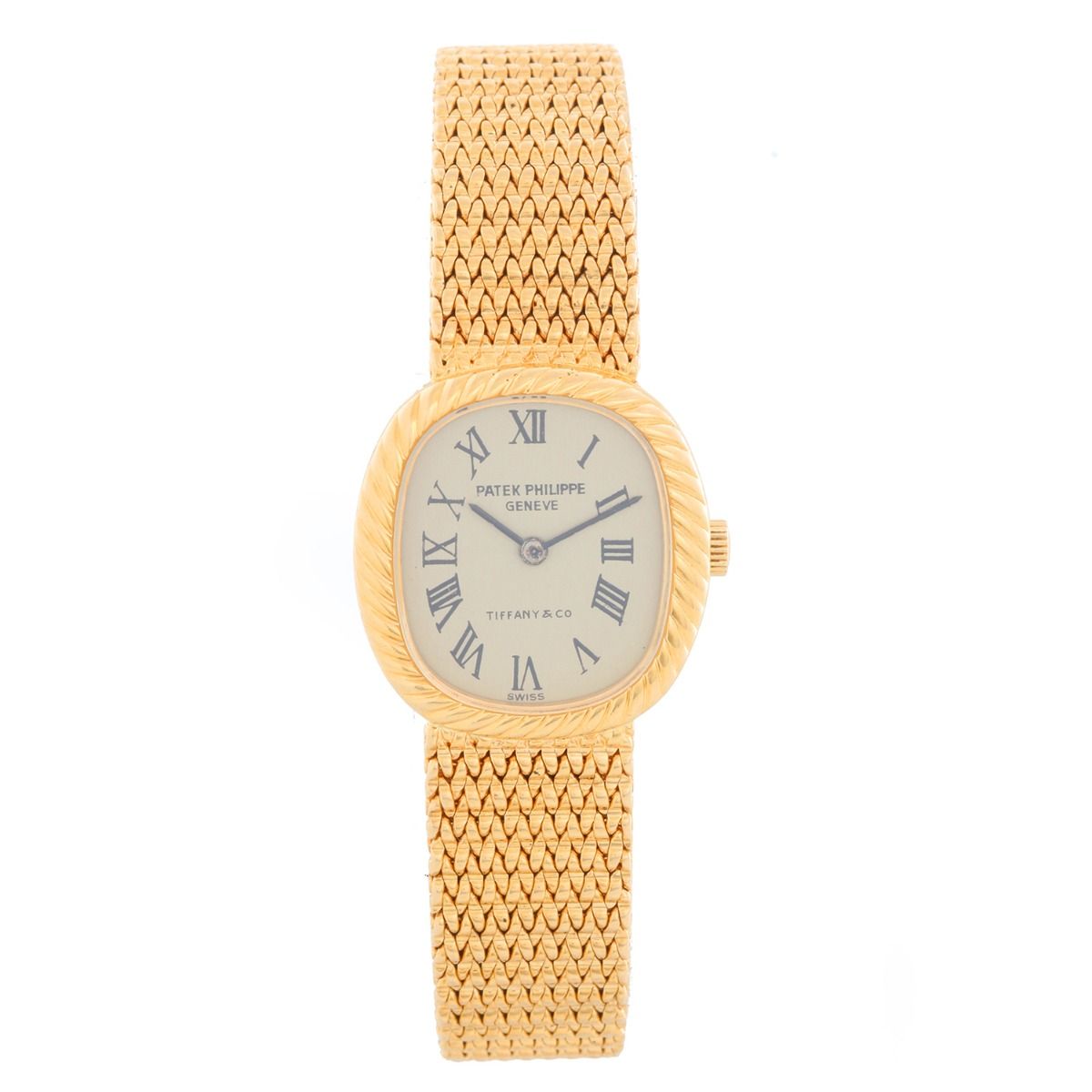 Patek Philippe for Tiffany & Co Ladies Yellow Gold Champagne watch