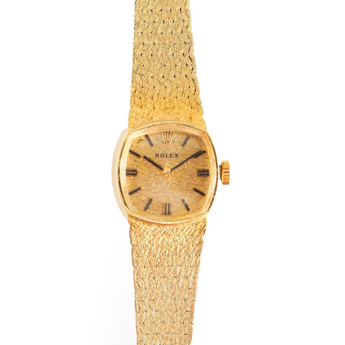 Vintage 14K Yellow Gold Rolex Watch Circa