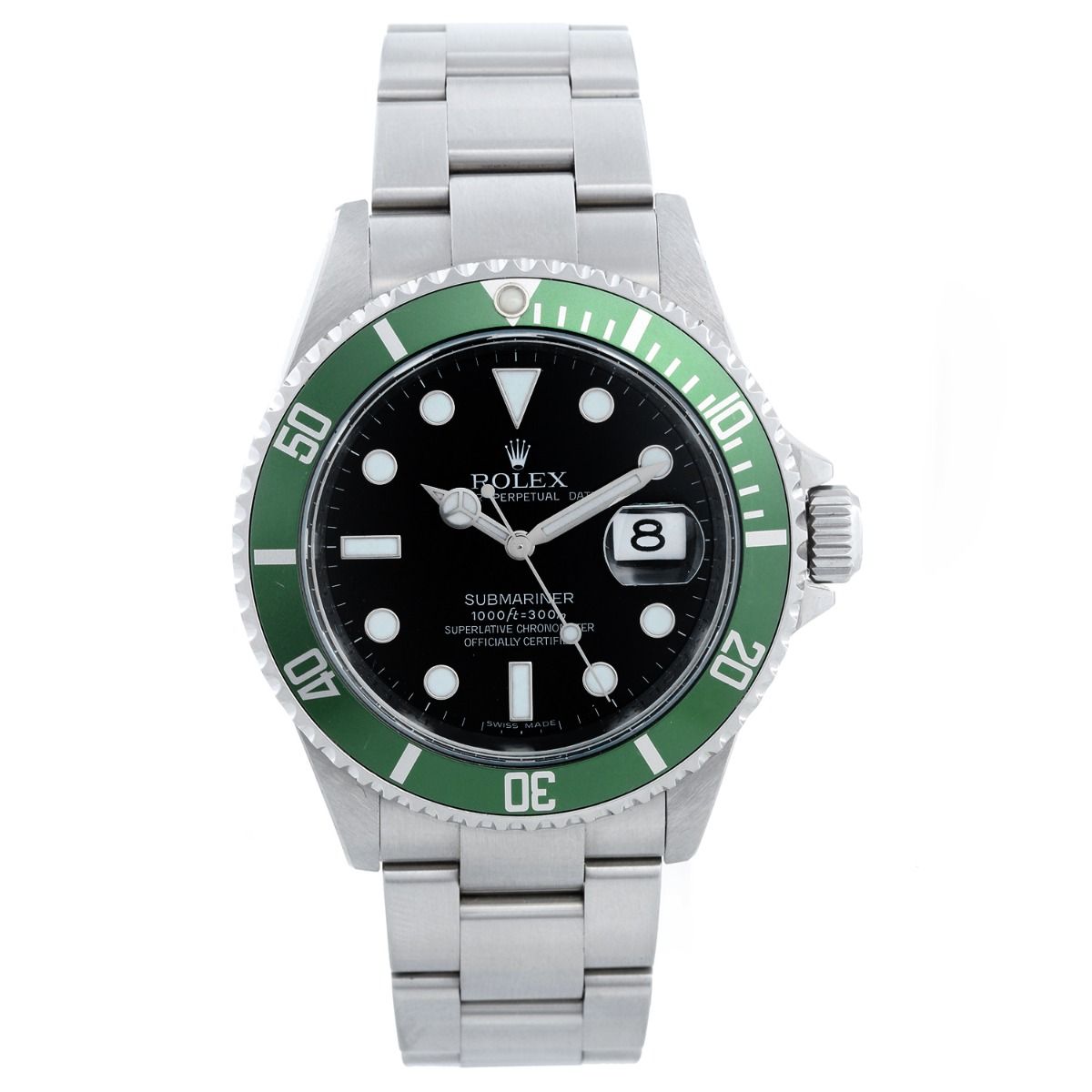 Rolex Men's Submariner Green Dial Watch