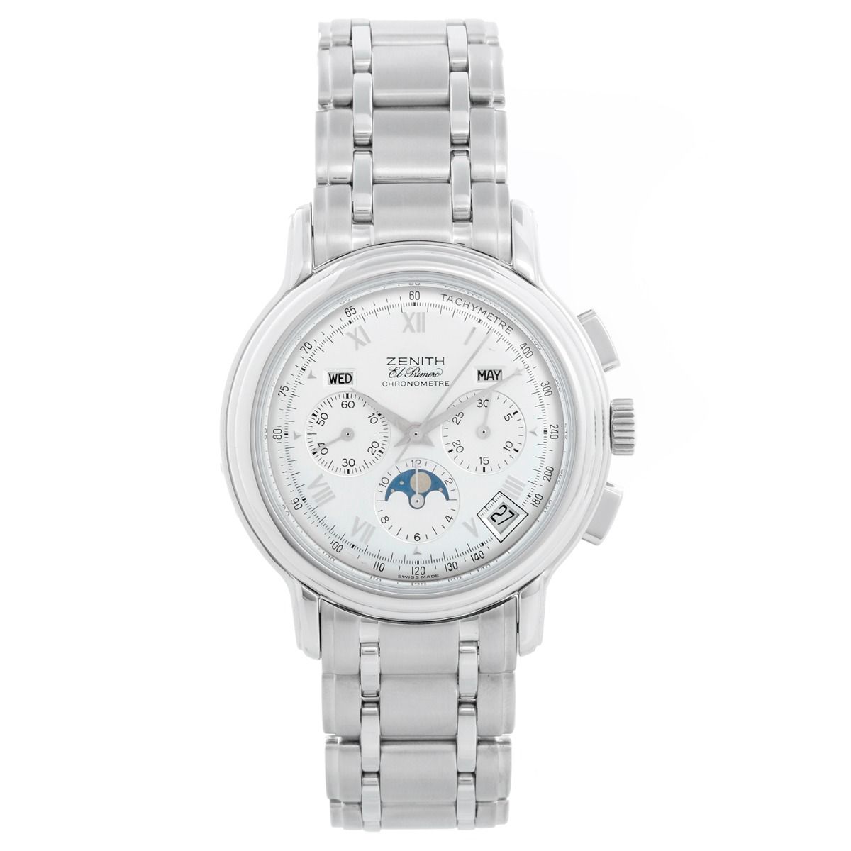 Zenith El Primero Chronomaster Triple Date Moon Men s Watch