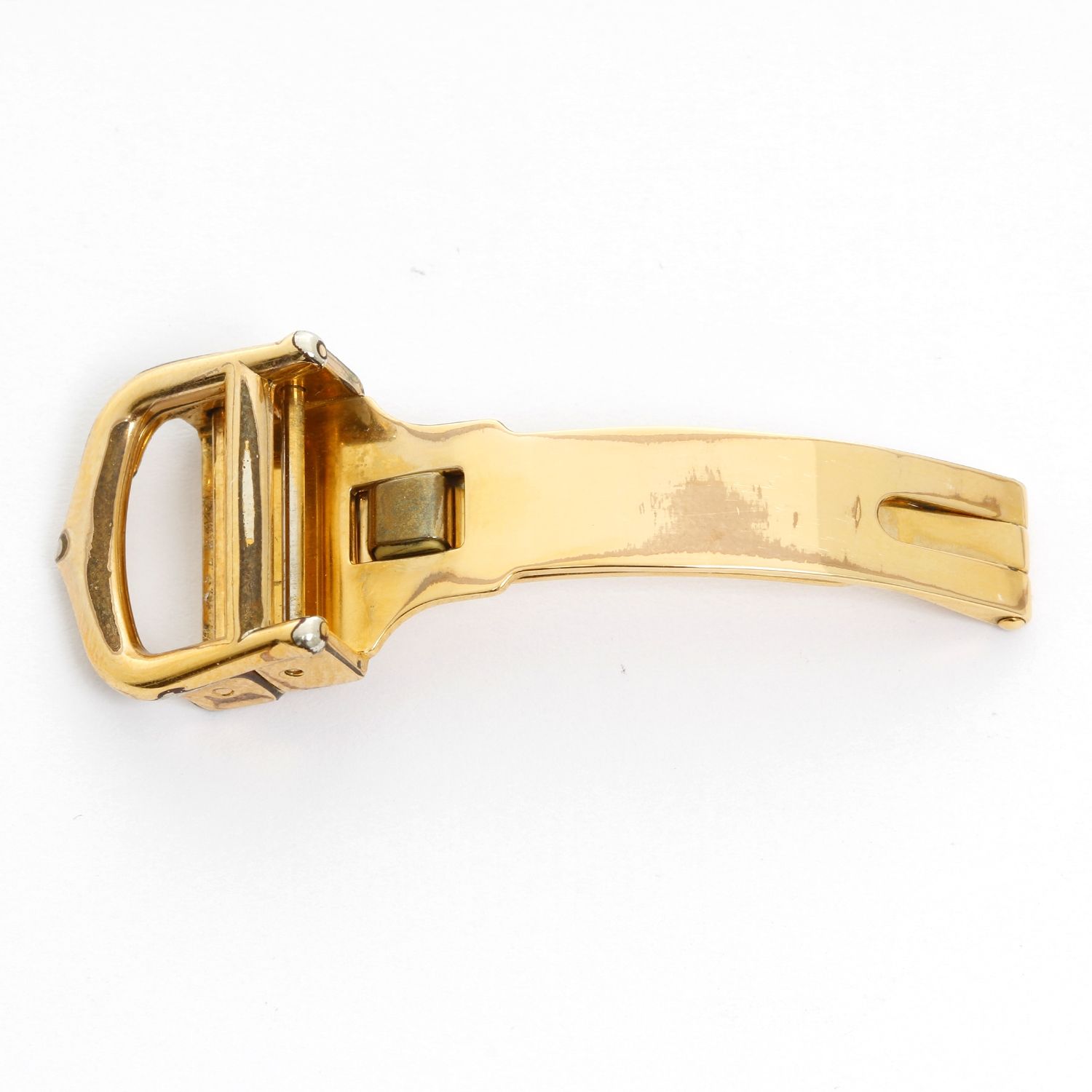 CARTIER Original Signed 18k Yellow Gold Deployment Buckle