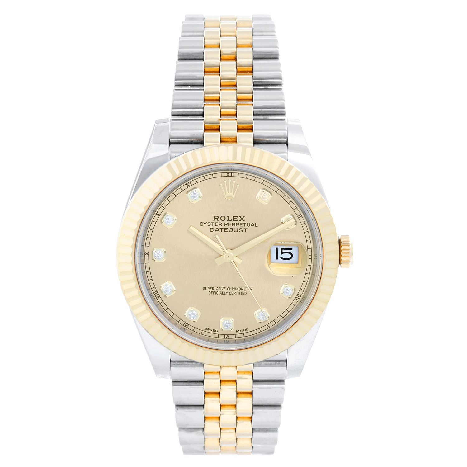 Rolex Datejust 41mm 126333 Stainless Steel & Yellow Gold Watch