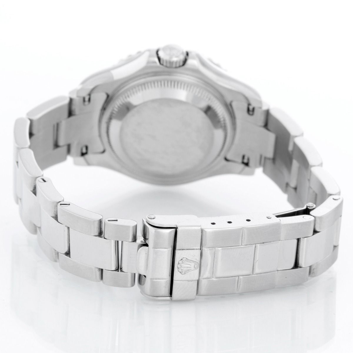 Rolex Yacht Master Lady Stainless Steel Watch Platinum Dial & Bezel 29mm  169622
