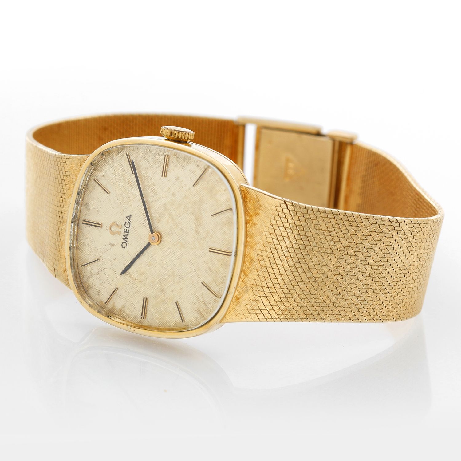 Vintage Omega Automatic 14k Yellow Gold Men s Dress Watch
