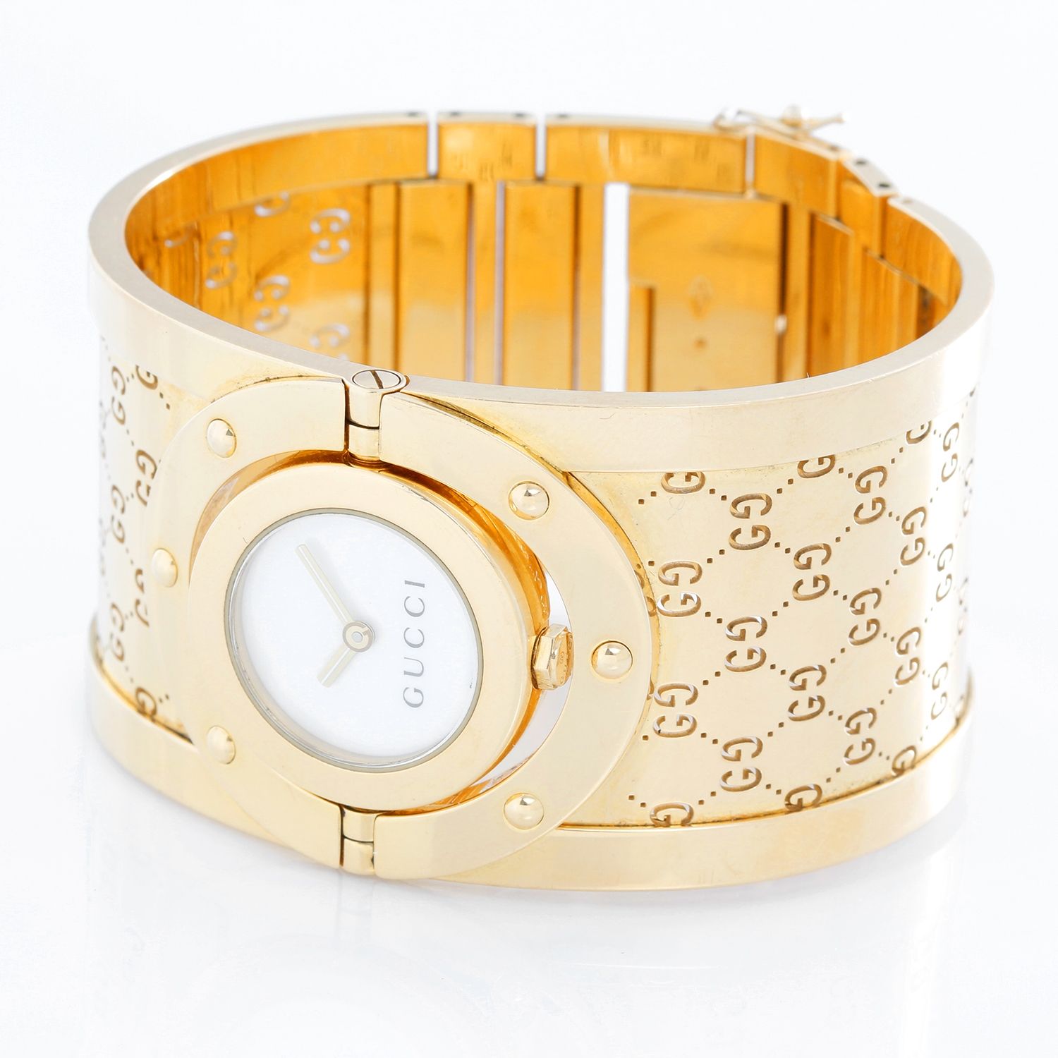 Gucci twirl on sale watch gold
