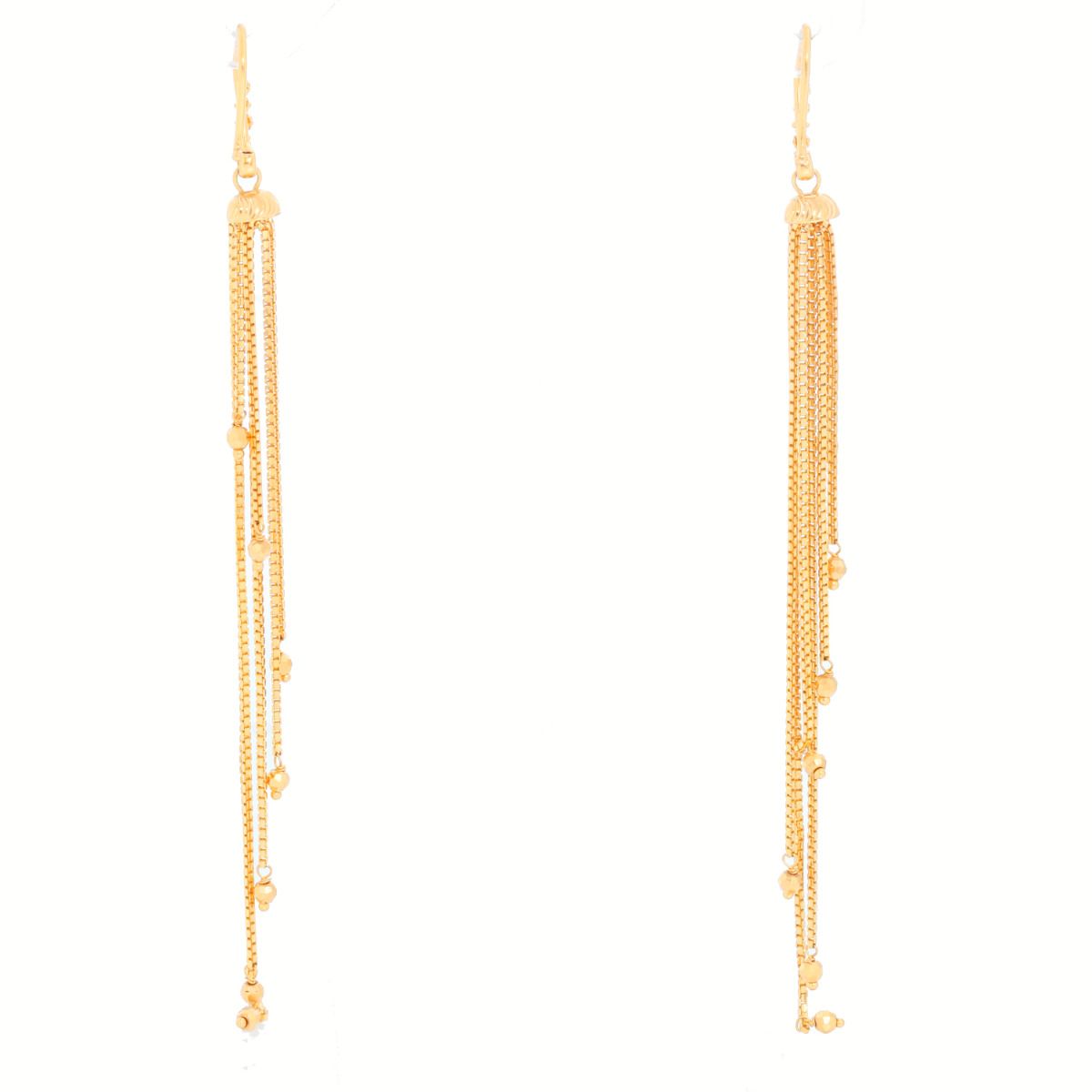 Amazing 22k Yellow gold Dangle Earrings