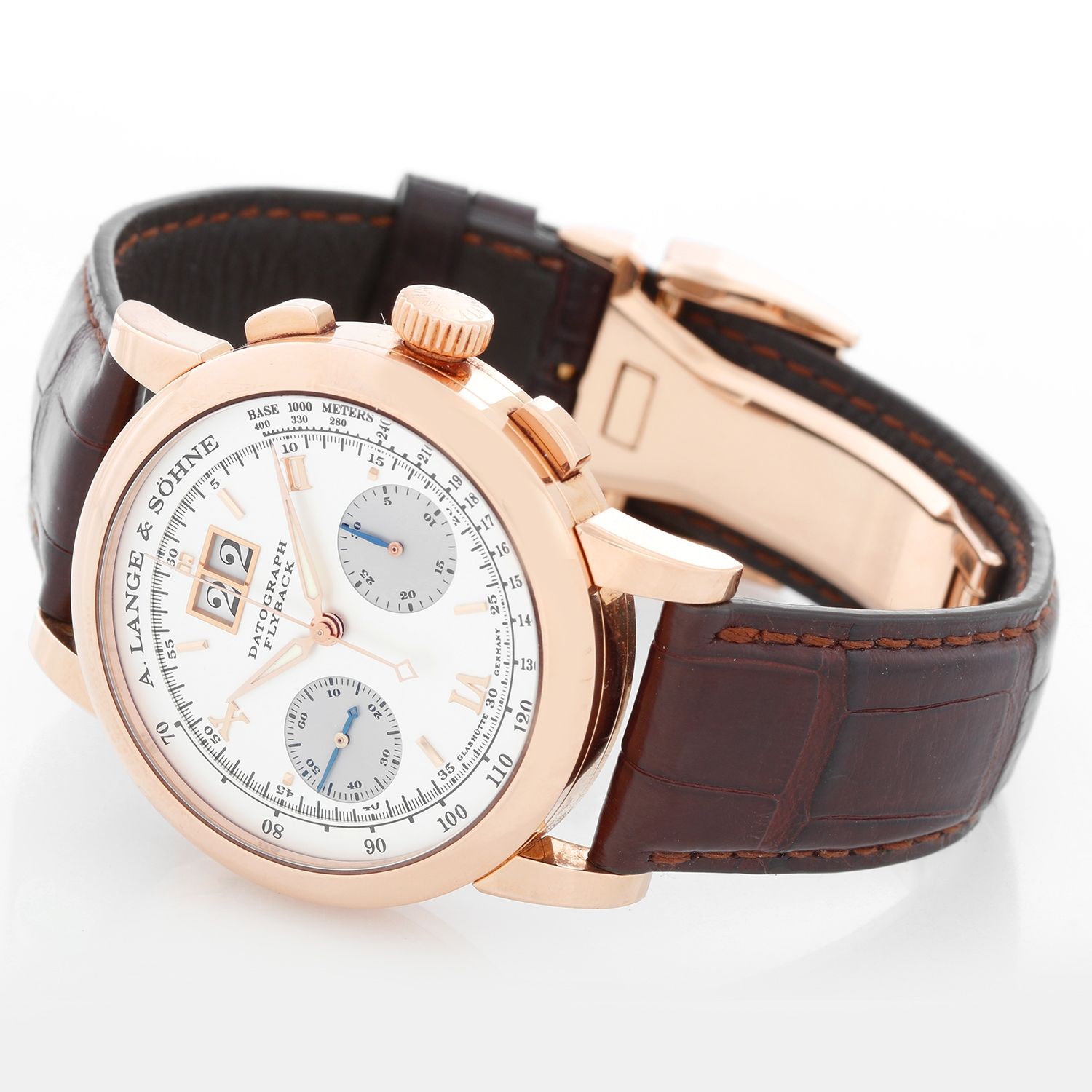 A. Lange Sohne Datograph Flyback Rose Gold Men s Watch 403.032