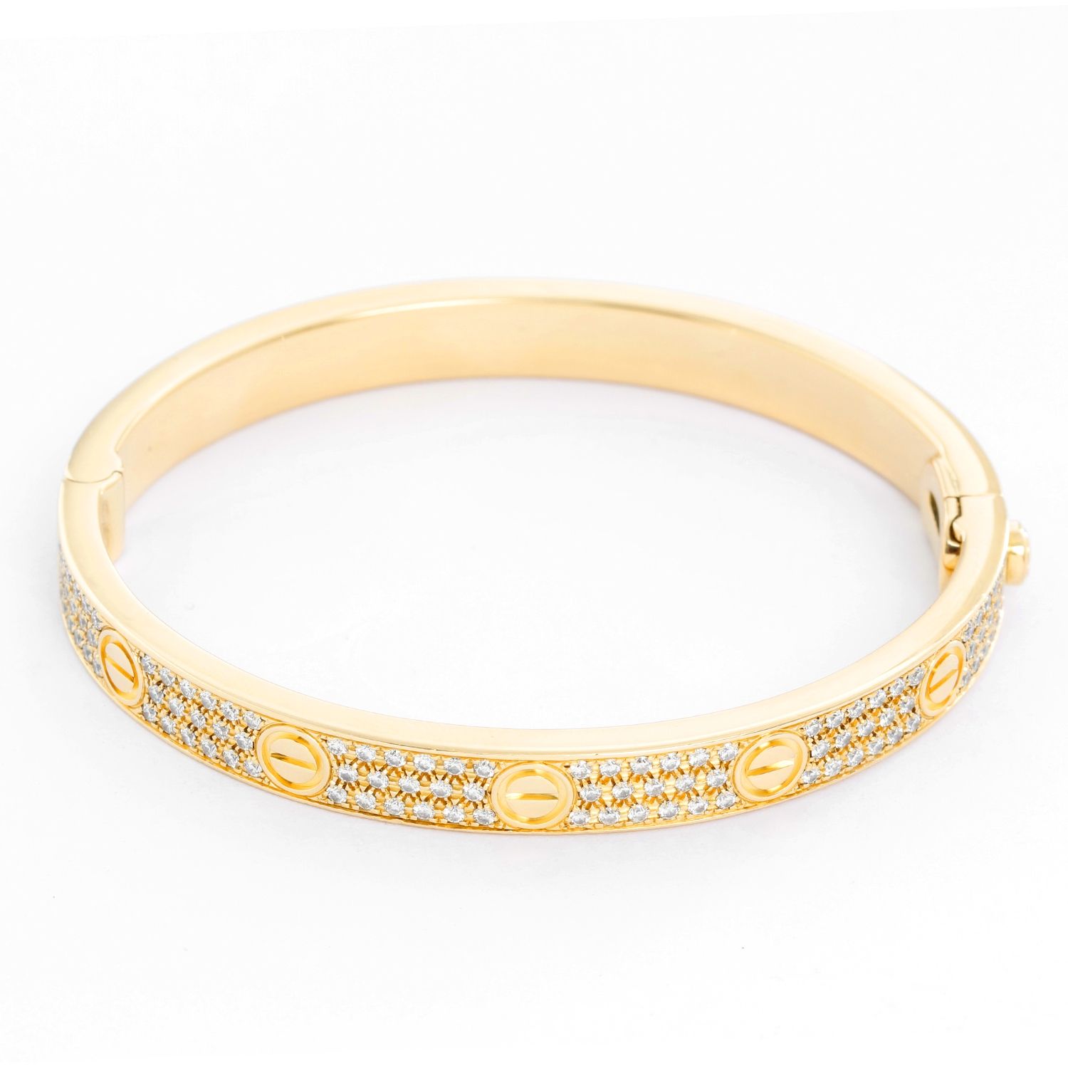 Cartier love 2025 pave