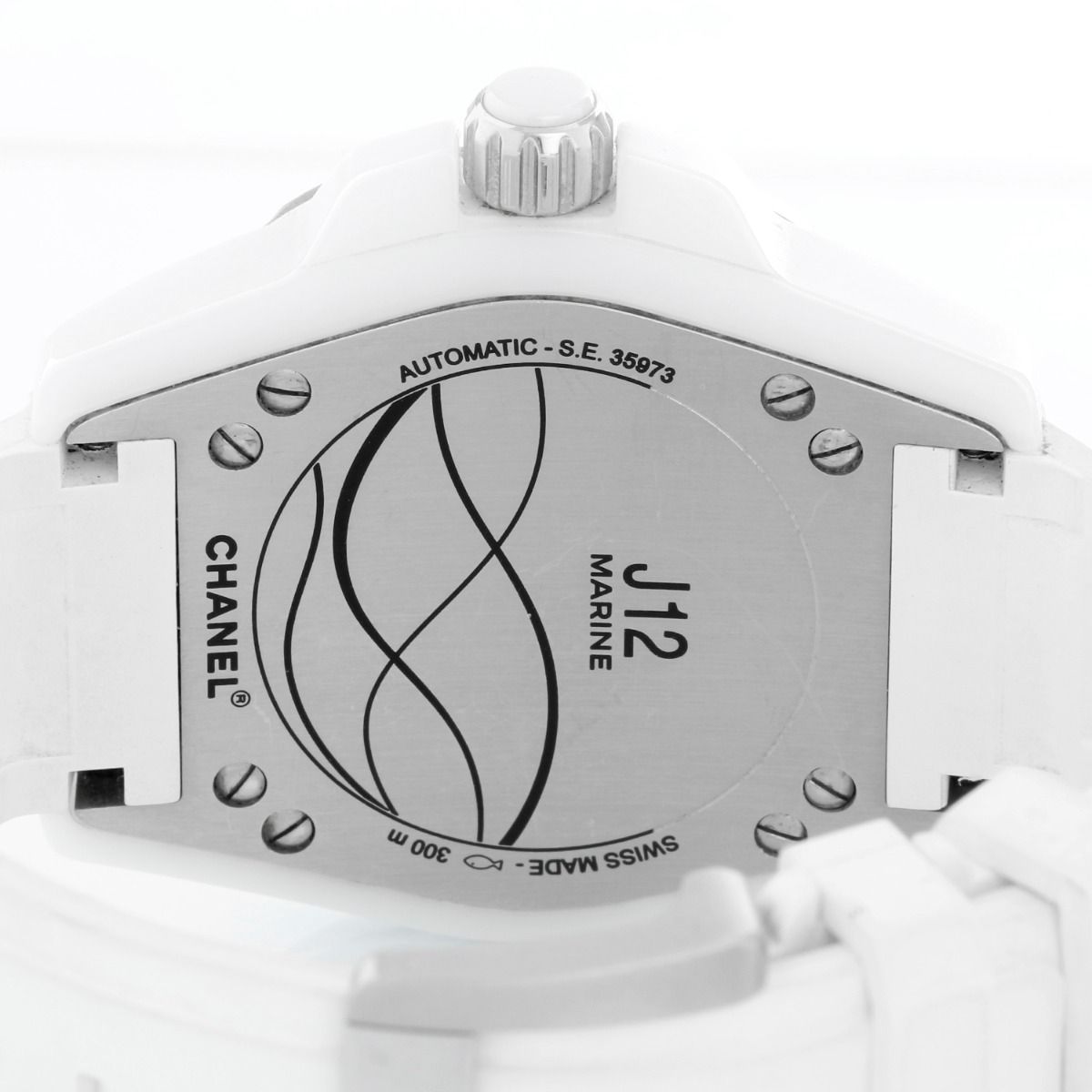 Chanel J12 White Ceramic Ladies Watch H0968