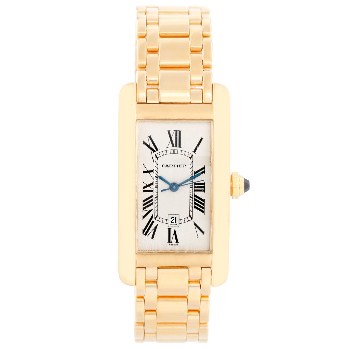 Cartier tank 2025 américaine gold