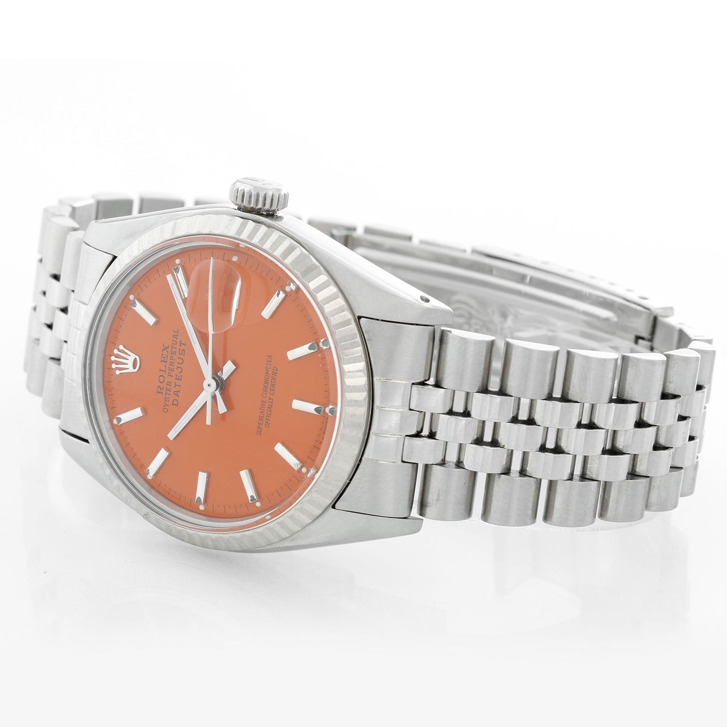 Rolex datejust discount orange dial