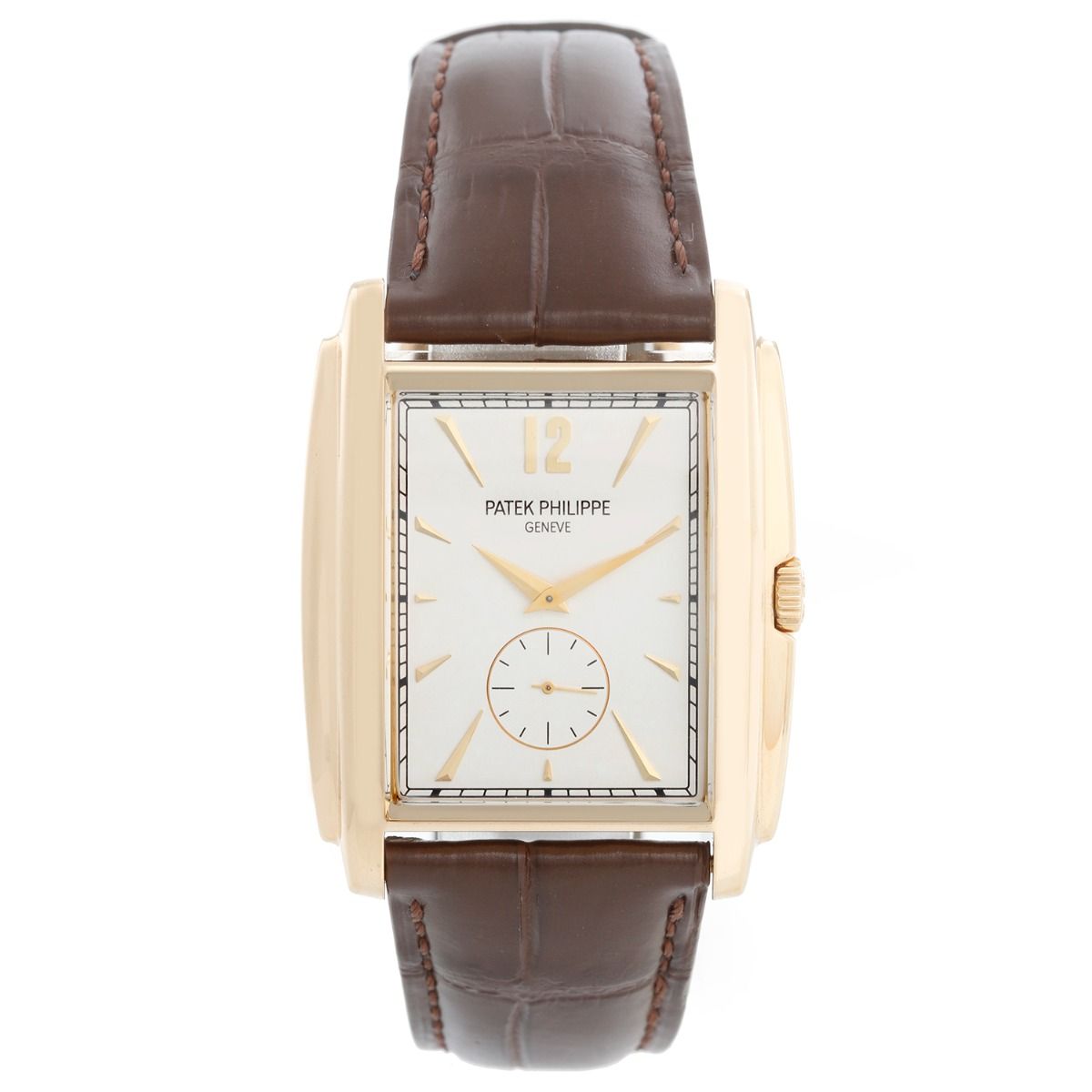 Patek Philippe Co. Gondolo 18k Yellow Gold Mens Watch 5124 J