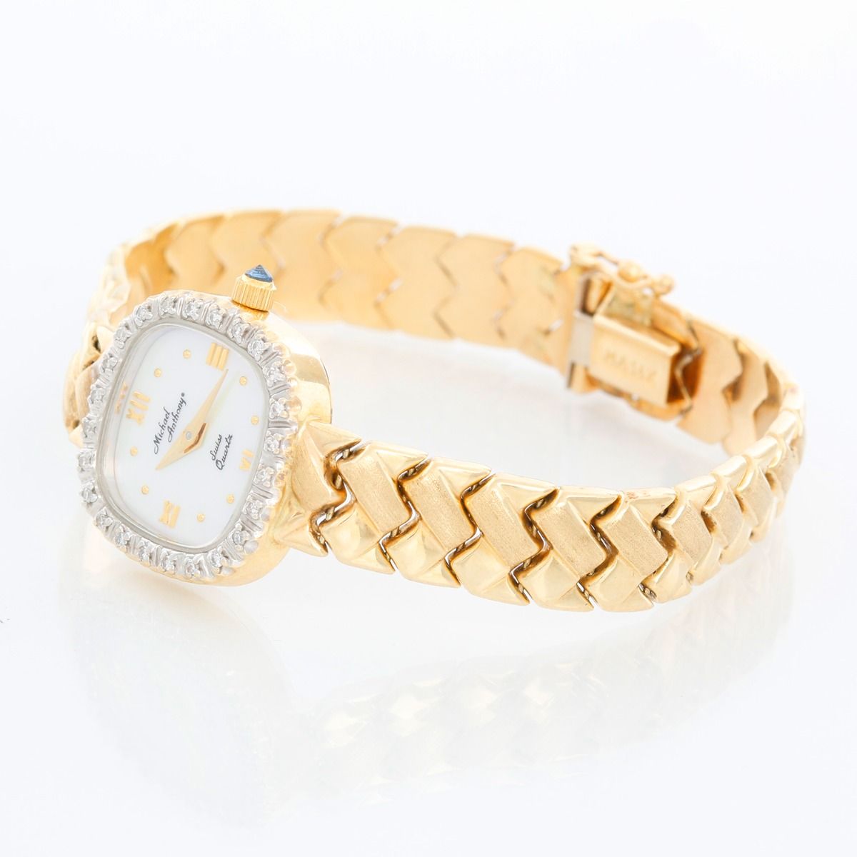 Michael anthony 14k gold sale watch