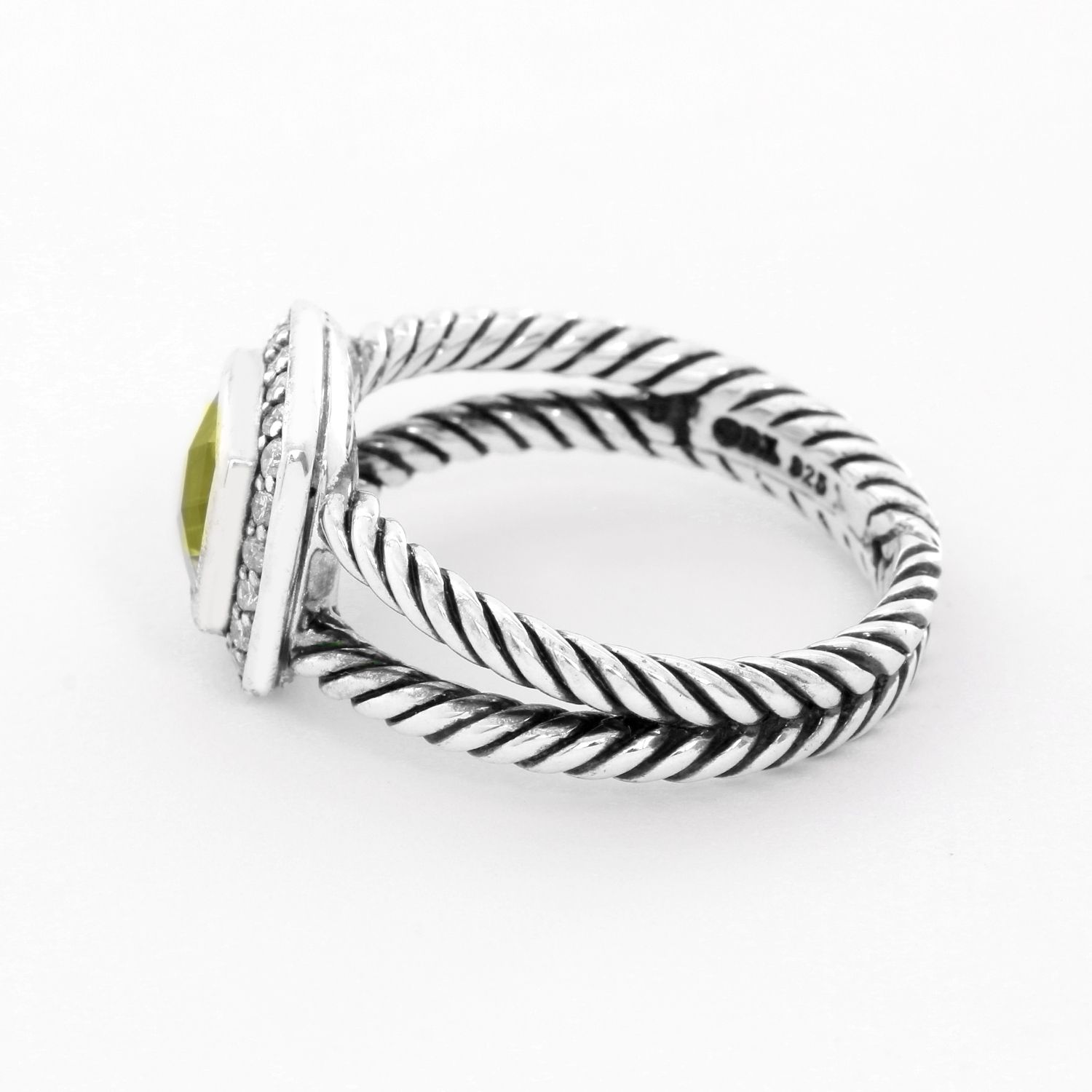 David yurman petite clearance albion ring peridot