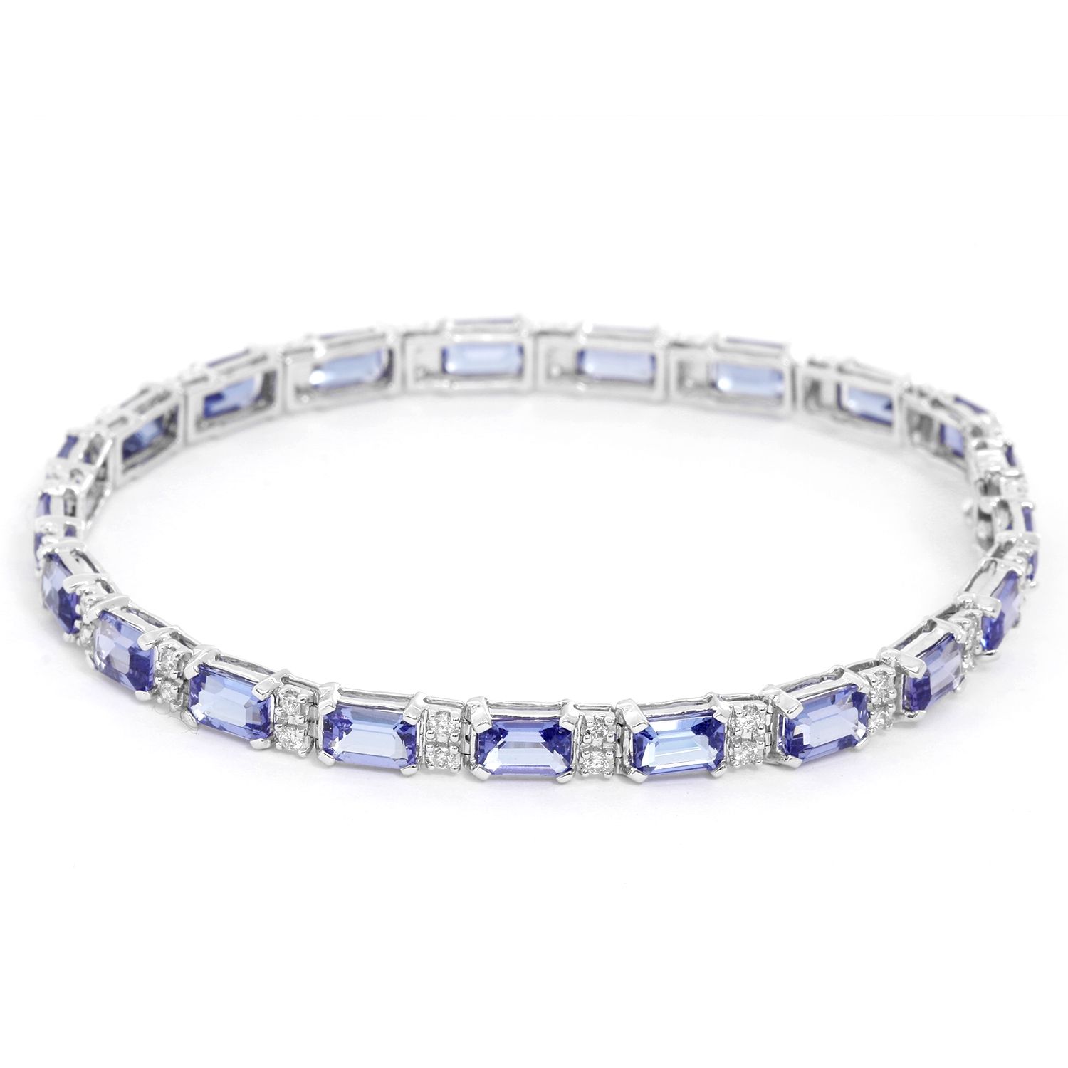 Tanzanite bracelet online white gold