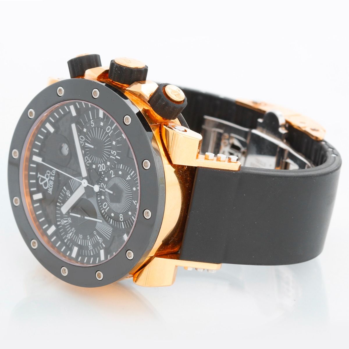 Jacob Co. Epic II Rose Gold Limited Edition Mens Watch