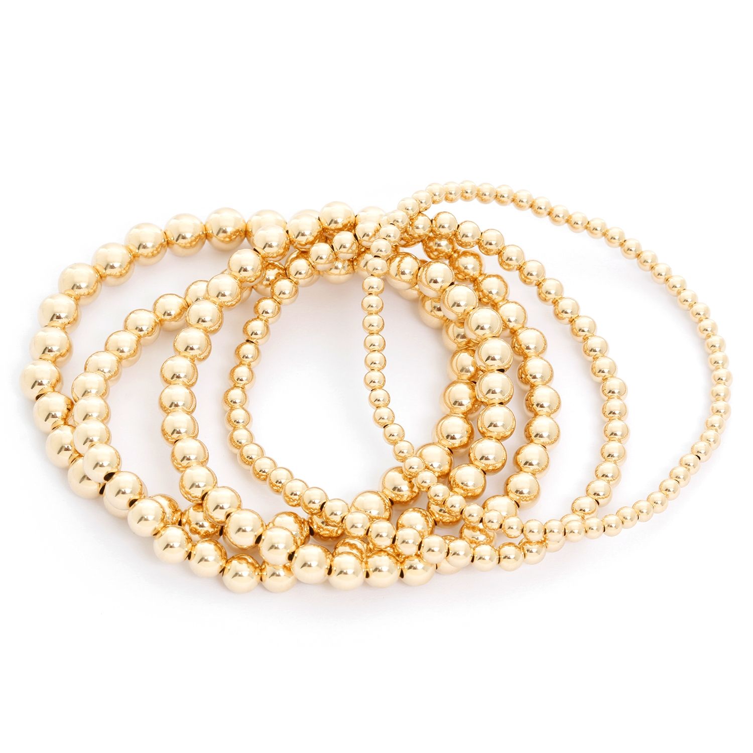Gold on sale stretch bracelets