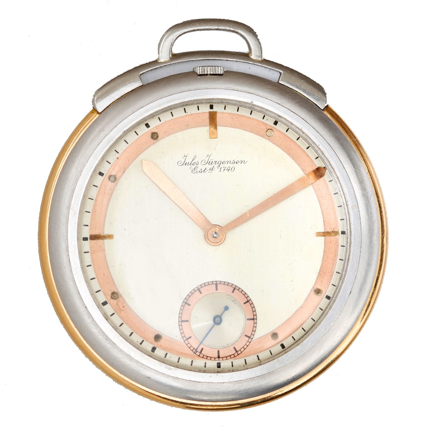Jules jurgensen pocket cheap watch