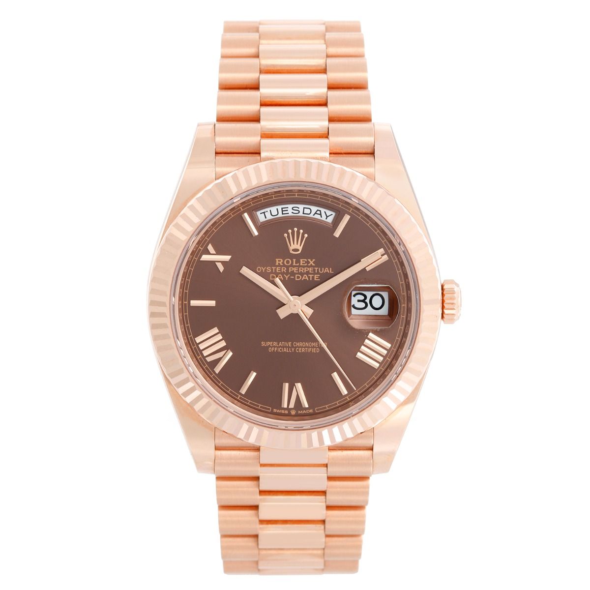 Rose gold presidential outlet