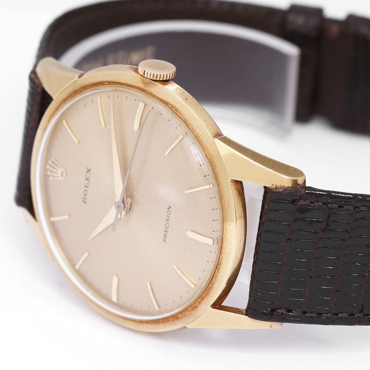 Rolex precision 18k gold shop