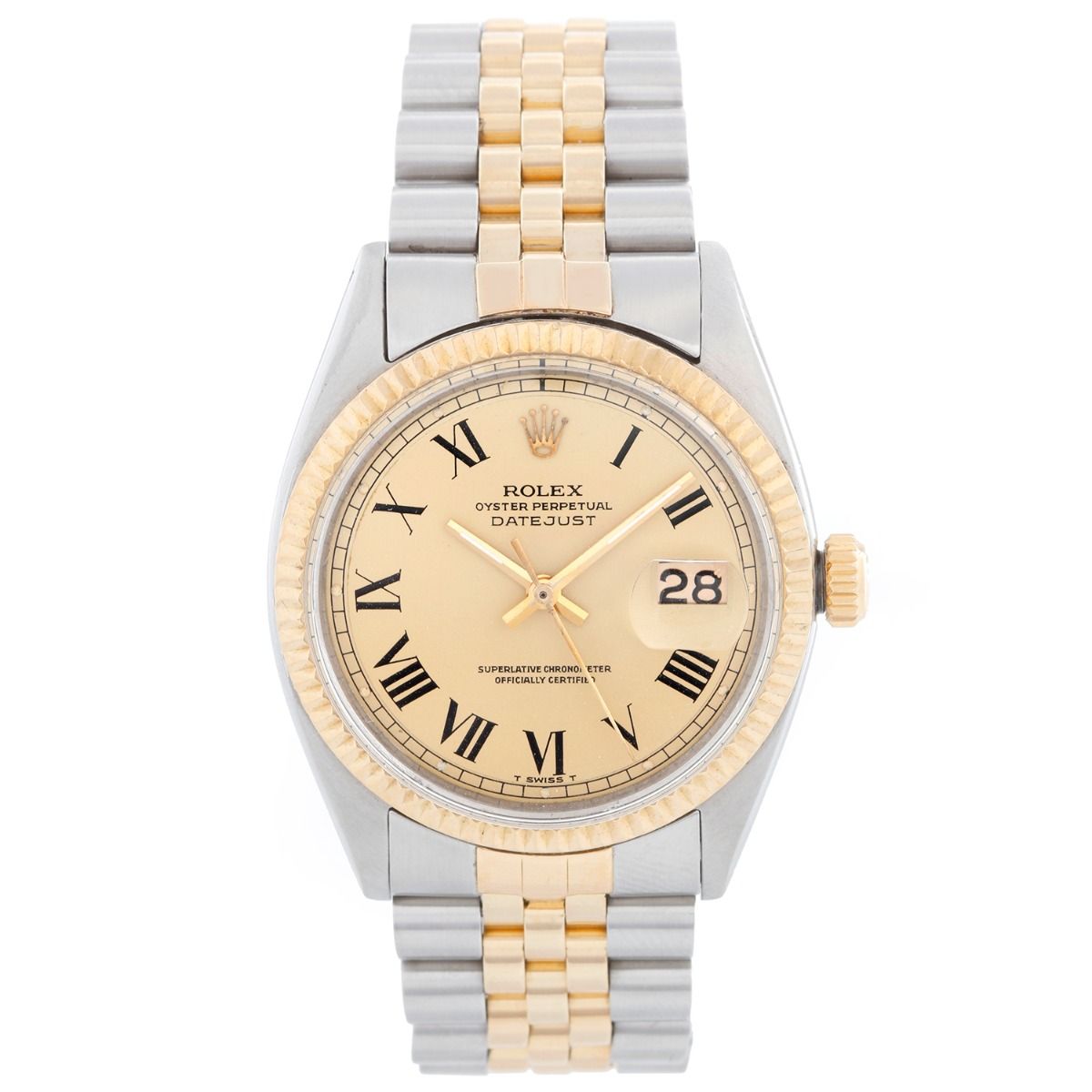 Rolex datejust outlet champagne dial