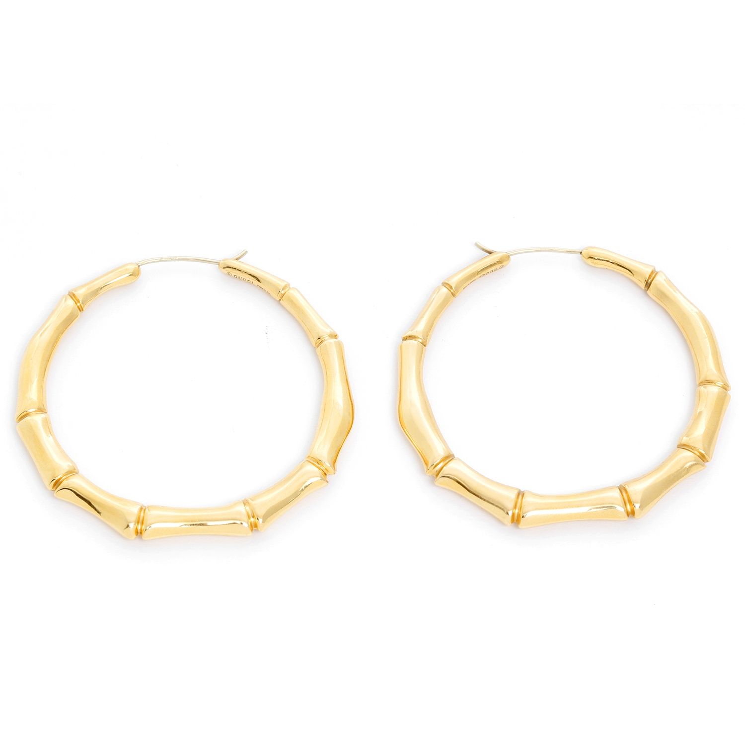 Bamboo shop hoops gold
