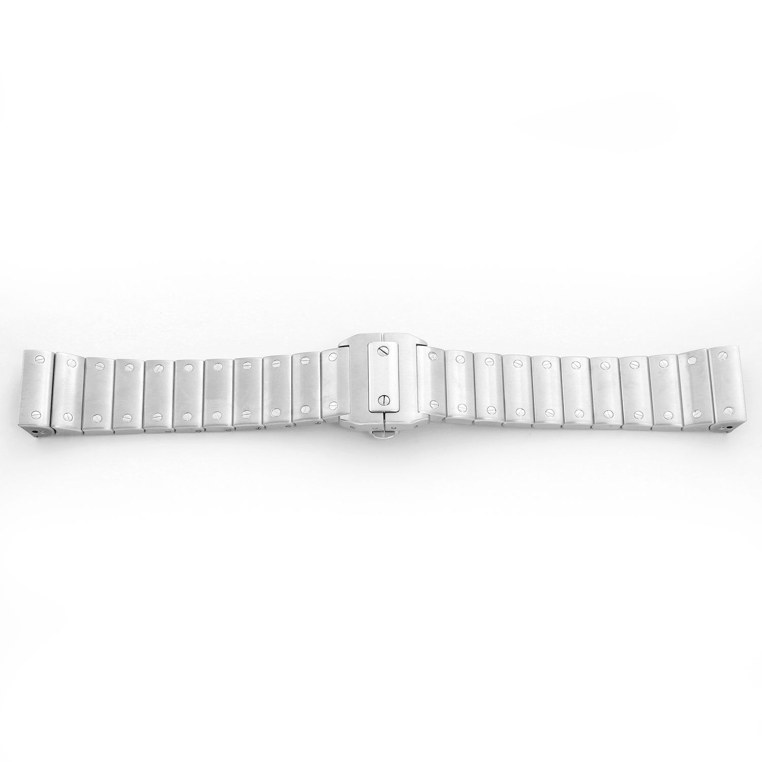 Cartier  Santos De Cartier Large Automatic Steel Adlc Interchangeable  Metal  Leather Bracelets  WSSA0037  Art Of Time