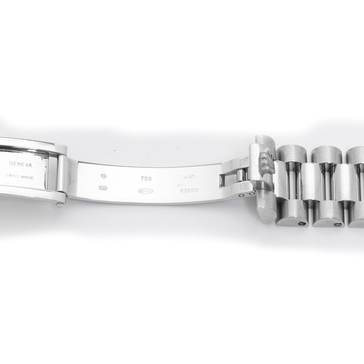 Rolex Mens White Gold President Bracelet 118238 or 118239