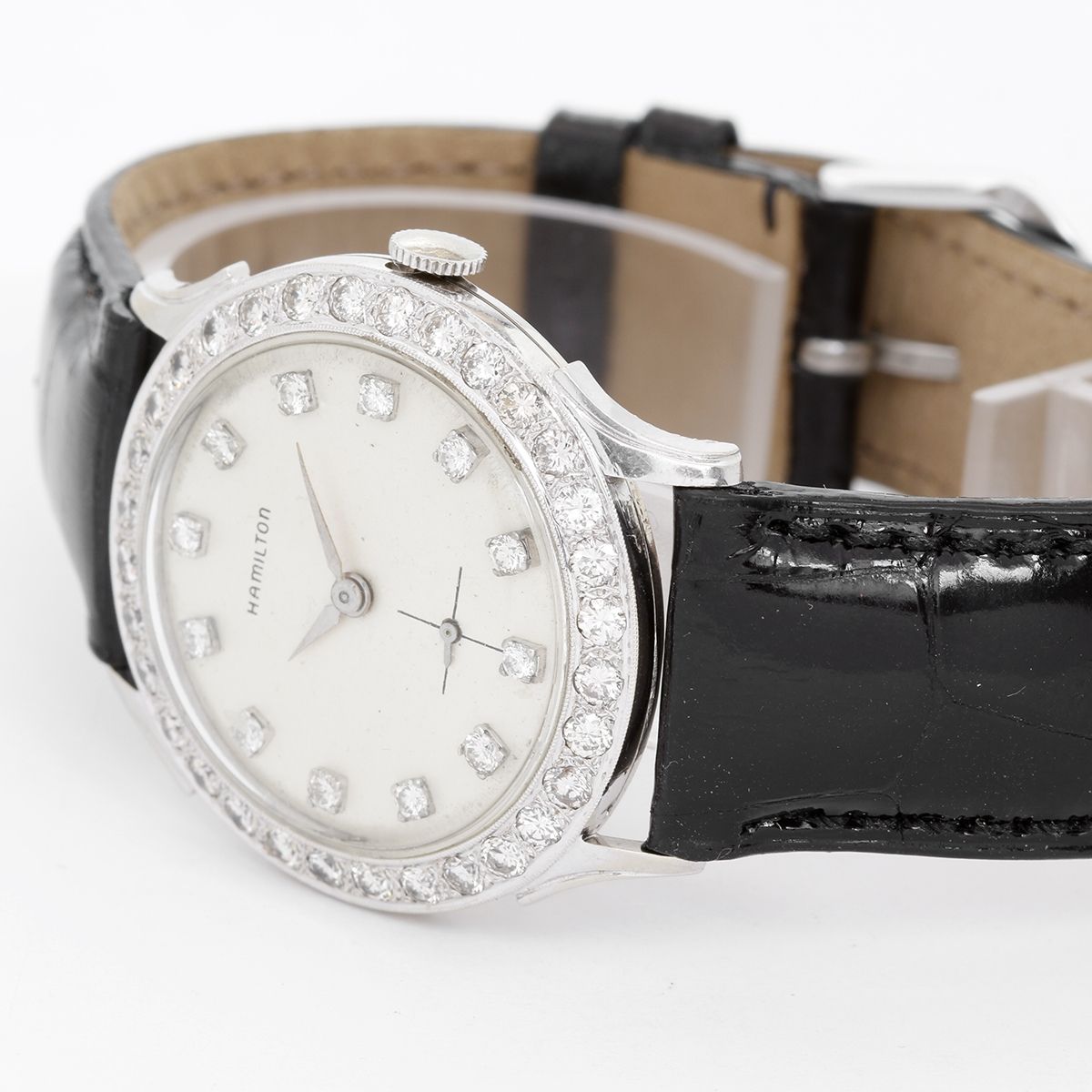 Hamilton men's diamond best sale watch