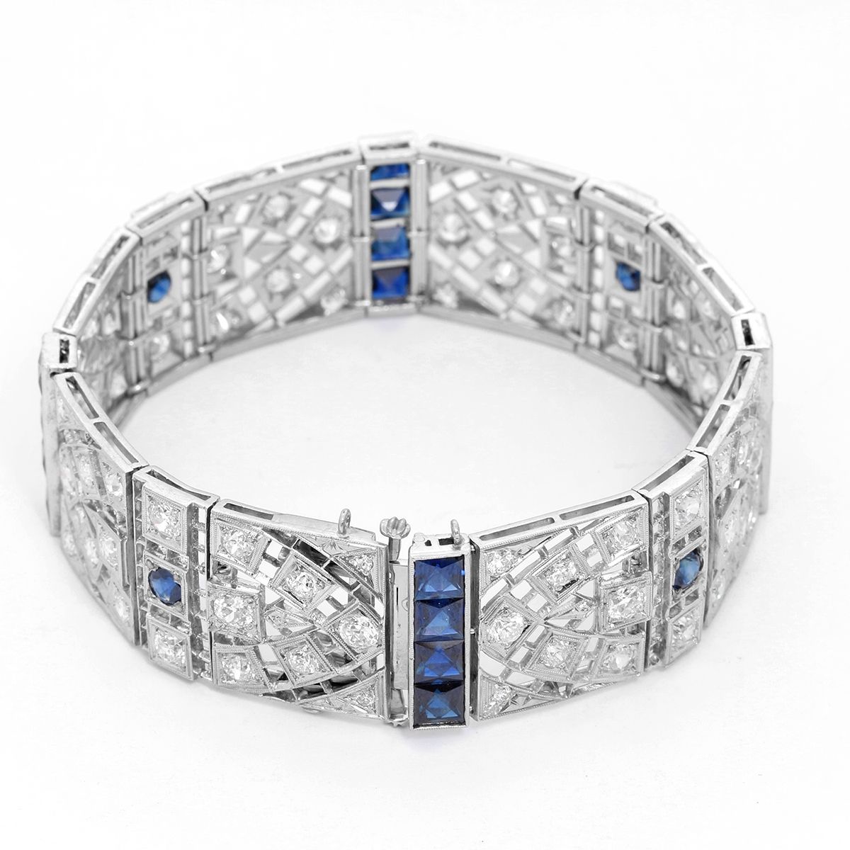 Art deco sapphire bracelet sale