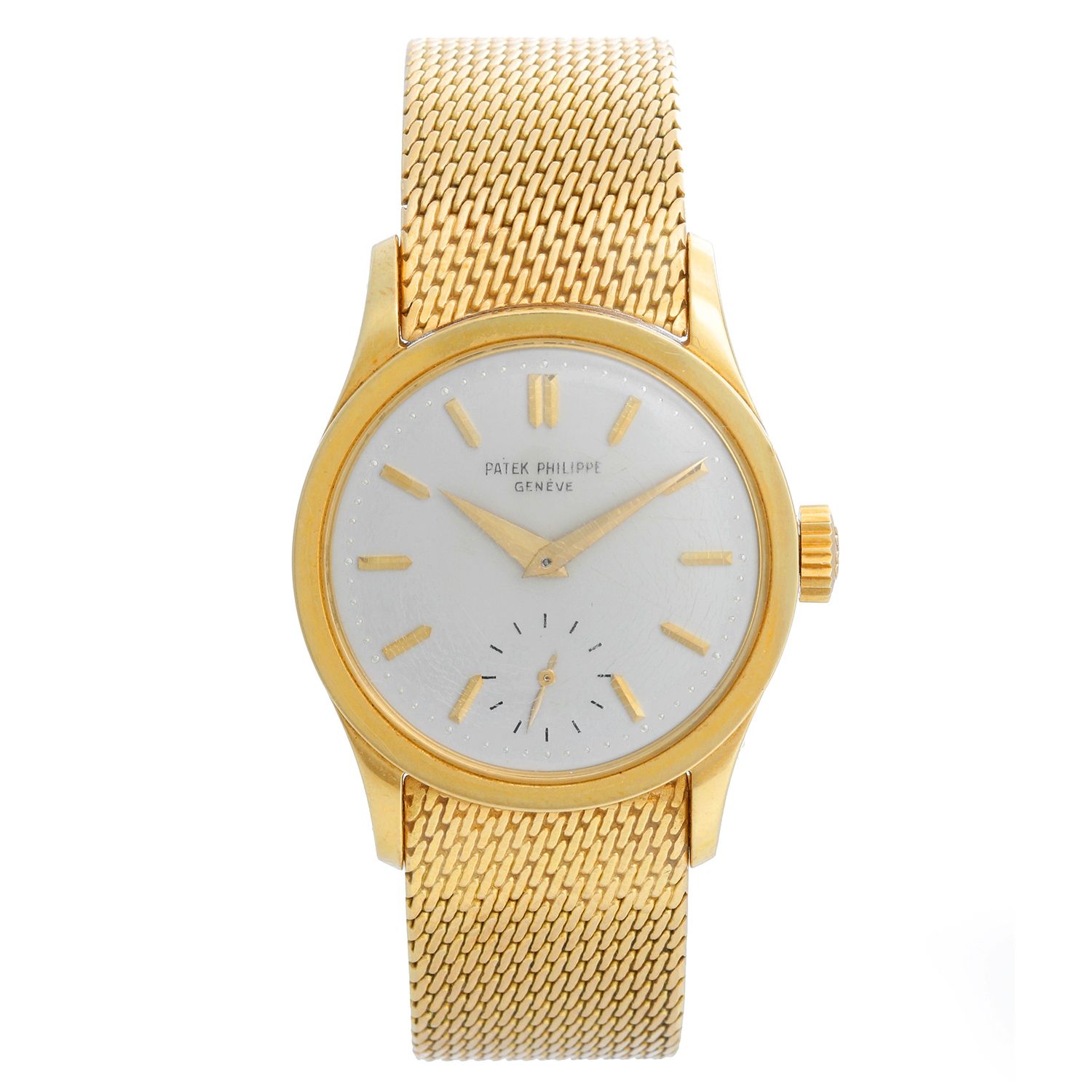 Vintage Patek Philppe Co. for Gubelin 18K Yellow Gold Calatrava